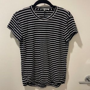 Frame striped t shirt